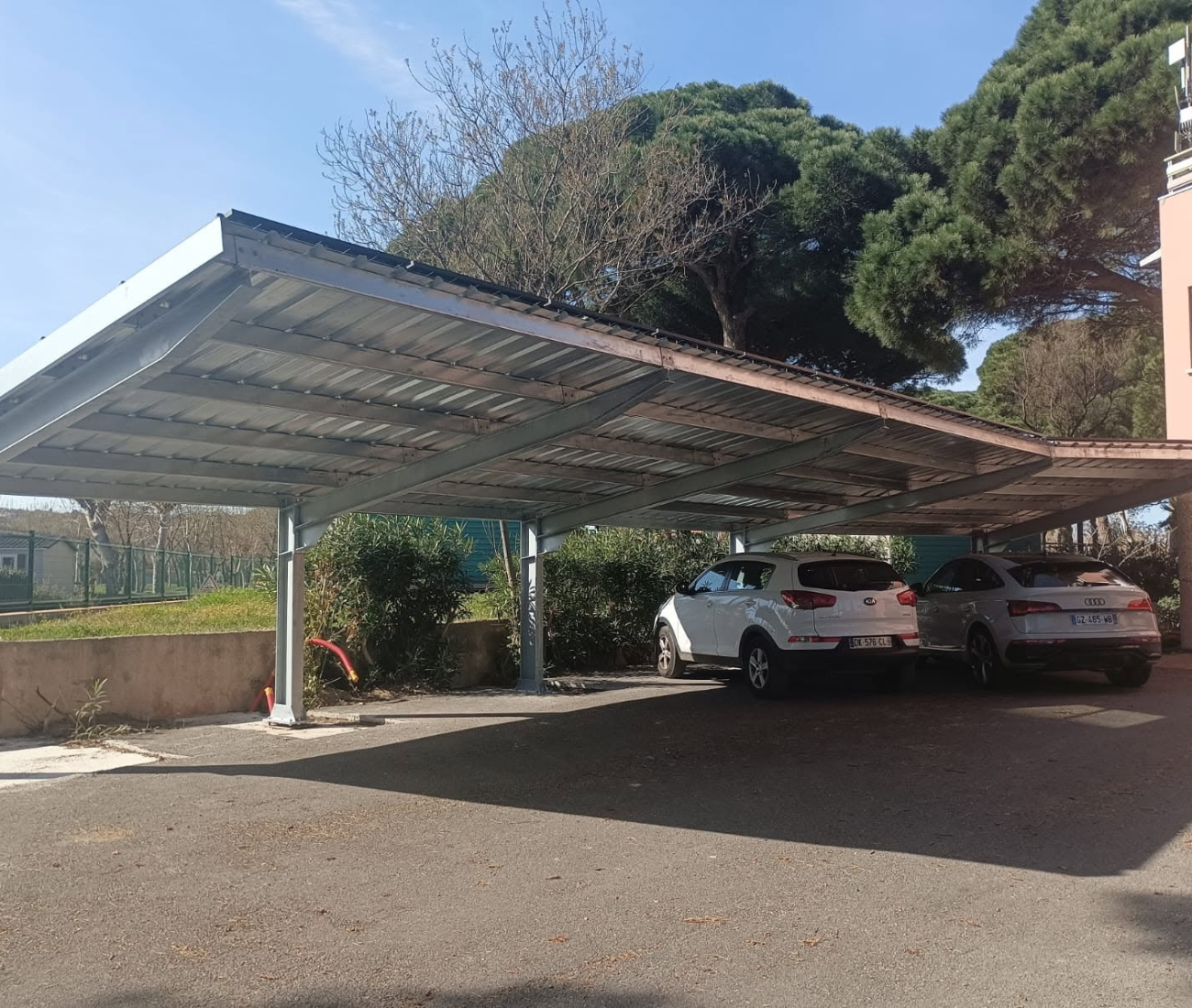 carport industriel 