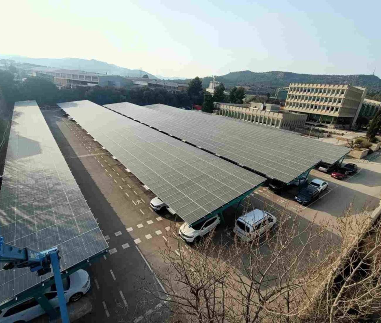carport industriel galva acier 